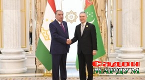Мулоқоти Пешвои миллат муҳтарам Эмомалӣ Раҳмон бо Раиси Халқ Маслаҳатии Туркманистон Гурбангули Бердимухамедов
