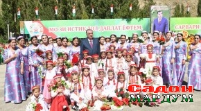 Истиқболи Пешвои миллат дар фурудгоҳи шаҳри Хоруғ
