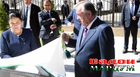 Ифтитоҳи Муассисаи таҳсилоти миёнаи умумии рақами 8, муаррифии лоиҳаҳои бунёди муассисаҳои нави таҳсилоти миёнаи умумӣ ва беморхонаи марказии шаҳри Хоруғ аз ҷониби Пешвои миллат муҳтарам Эмомалӣ Раҳмон