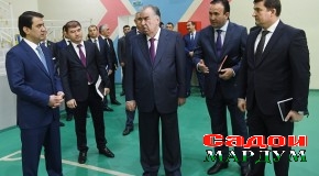 Ифтитоҳи Маҷмааи муосири варзишӣ ва шиносоӣ бо лоиҳаҳои иншооти маишию хизматрасонии Донишгоҳи миллии Тоҷикистон