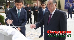 Президенти Ҷумҳурии Тоҷикистон муҳтарам Эмомалӣ Раҳмон Муассисаи таҳсилоти томактабии №40 дар ноҳияи Исмоили Сомонии шаҳри Душанберо ифтитоҳ бахшиданд
