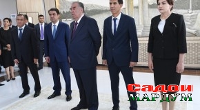 Президенти Ҷумҳурии Тоҷикистон муҳтарам Эмомалӣ Раҳмон Гимназияи хусусии “Қалам” дар шаҳри Душанберо мавриди истифода қарор доданд