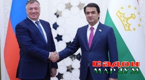 Мулоқоти Муҳтарам Рустами Эмомалӣ бо Марат Ҳуснуллин