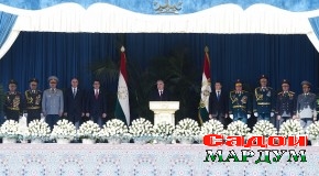 Иштироки Пешвои миллат муҳтарам Эмомалӣ Раҳмон дар паради ҳарбӣ ба ифтихори ҷашни 32-солагии истиқлоли давлатӣ ва 30-юмин солгарди таъсисёбии Қувваҳои Мусаллаҳ