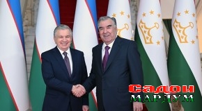 Мулоқоти Пешвои миллат муҳтарам Эмомалӣ Раҳмон бо Президенти Ҷумҳурии Узбекистон Шавкат Мирзиёев