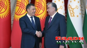 Мулоқоти Пешвои миллат муҳтарам Эмомалӣ Раҳмон бо Президенти Ҷумҳурии Қирғизистон Садир Жапаров