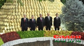 Боздиди Сарони давлатҳои Осиёи Марказӣ ва Озарбойҷон аз деҳкада дар Бӯстонсарои ҳукуматӣ