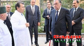 Пешвои миллат муҳтарам Эмомалӣ Раҳмон Беморхонаи рӯҳӣ ва наркологии минтақаи Кӯлобро мавриди истифода қарор доданд