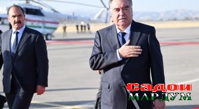 Оғози сафари кории Пешвои миллат муҳтарам Эмомалӣ Раҳмон дар шаҳри Кӯлоб