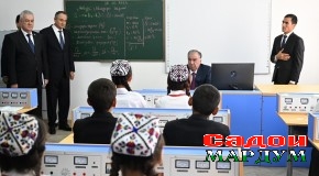 Ифтитоҳи бинои Муассисаи таҳсилоти миёнаи умумии №49 дар деҳаи Охҷари ноҳияи Восеъ аз ҷониби Пешвои миллат муҳтарам Эмомалӣ Раҳмон