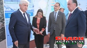 Ифтитоҳи пойгоҳи обкашӣ дар деҳаи Тосқалъаи ноҳияи Восеъ