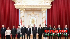 Қабули эътимоднома аз сафирони нав
