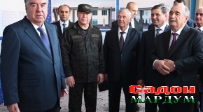 Ифтитоҳи ҶДММ “Хишти Ваҳдат” дар деҳоти Баҳори шаҳри Ваҳдат аз ҷониби Пешвои миллат муҳтарам Эмомалӣ Раҳмон