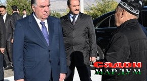 Боздиди Пешвои миллат муҳтарам Эмомалӣ Раҳмон аз ҷараёни кишти такрорӣ дар хоҷагиҳои деҳқонии деҳоти ба номи Абдулло Абдулвосиеви шаҳри Ваҳдат
