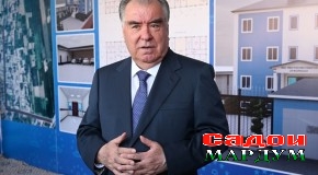 Шиносоии Пешвои миллат муҳтарам Эмомалӣ Раҳмон аз лоиҳаи сохтмони бинои Шуъбаи Бозрасии давлатии автомобилии раёсати БДА ВКД дар шаҳри Ваҳдат