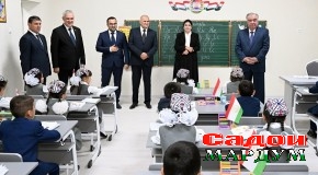 Ифтитоҳи бинои нави Муассисаи таҳсилоти миёнаи умумии №95 дар шаҳри Ваҳдат аз ҷониби Пешвои миллат муҳтарам Эмомалӣ Раҳмон