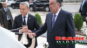 Пешвои миллат муҳтарам Эмомалӣ Раҳмон бинои маъмурии Кумитаи иҷроияи Ҳизби Халқии Демократии Тоҷикистон дар ноҳияи Рӯдакиро мавриди истифода қарор доданд