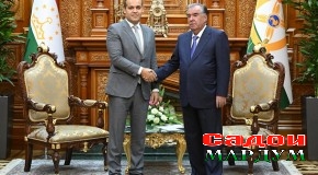 Мулоқот Пешвои миллат муҳтарам Эмомалӣ Раҳмон бо Президенти Ассотсиатсияи байналмилалии бокс (IBA) Умар Кремлёв