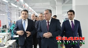 Имрӯз дар шаҳри Душанбе 7 корхонаи калони саноатӣ бо беш аз 4000 ҷойи корӣ мавриди истифода қарор дода шуд