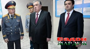 Ифтитоҳи иншооти нав ба муносибати Рӯзи милитсияи тоҷик аз ҷониби Пешвои миллат муҳтарам Эмомалӣ Раҳмон