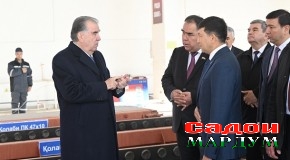 Ифтитоҳи корхонаҳои истеҳсоли масолеҳи бинокорӣ дар шаҳри Хуҷанд