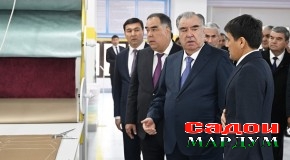 Ба кор даровардани коргоҳи истеҳсоли курсиҳои нарми “Арча” дар шаҳри Хуҷанд