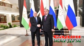 Мулоқоти Президенти Ҷумҳурии Тоҷикистон муҳтарам Эмомалӣ Раҳмон бо Раиси Ҳукумати Федератсияи Русия Михаил Мишустин