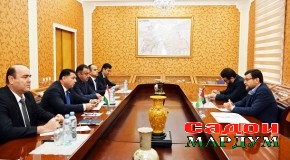 Мулоқоти Зоир Раҳмонзода бо сафири Фаластин