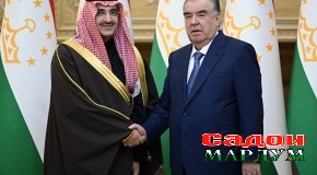 Мулоқоти Пешвои миллат муҳтарам Эмомалӣ Раҳмон бо Раиси Фонди Саудии Рушд Султон Абдулраҳмон ал-Маршад