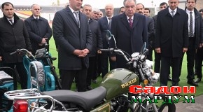 Шиносоӣ бо лоиҳаи корхонаи истеҳсоли мототсиклҳои гуногунҳаҷми ҶДММ «Вахш саноат» дар ноҳияи Кӯшониён