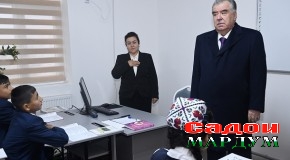Ифтитоҳи Мактаб-интернат ва муаррифии лоиҳаи бинои касбомузӣ дар ноҳияи Вахш аз ҷониби Пешвои миллат муҳтарам Эмомалӣ Раҳмон