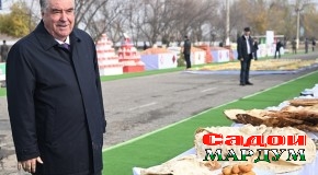 Боздиди Пешвои миллат муҳтарам Эмомалӣ Раҳмон аз маданияти истифодаи замин дар хоҷагии деҳқонии “Раҷабалӣ” дар ноҳияи Ёвон