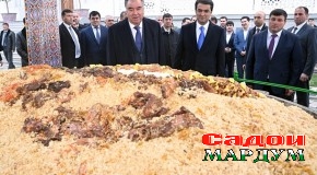 Ифтитоҳи бинои Маркази хизматрасонии “Дунёи ош” дар шаҳри Душанбе аз ҷониби Пешвои миллат муҳтарам Эмомалӣ Раҳмон