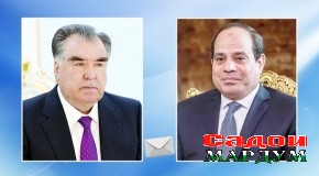 Барқияи шодбошии Пешвои миллат муҳтарам Эмомалӣ Раҳмон ба Президенти Ҷумҳурии Арабии Миср Абдулфаттоҳ ас-Сисӣ