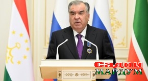 Изҳороти Президенти Ҷумҳурии Тоҷикистон муҳтарам Эмомалӣ Раҳмон пас аз маросими сарфарозгардонӣ бо мукофоти олии Ҷумҳурии Тотористон