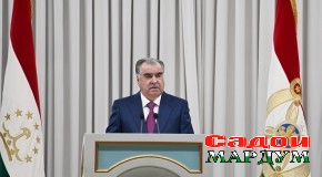 Суханронии Президенти Ҷумҳурии Тоҷикистон муҳтарам Эмомалӣ Раҳмон дар маросими баргузории карнавали наврӯзии «Корвони шодӣ» дар шаҳри Душанбе