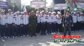 Ҷавонон ба хизмати ҳарбӣ сафарбар шуданд