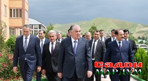 Ба истифода додани коргоҳи истеҳсолии «Мушки Модар» дар деҳаи Ғарғараи ноҳияи Данғара аз ҷониби Пешвои миллат муҳтарам Эмомалӣ Раҳмон