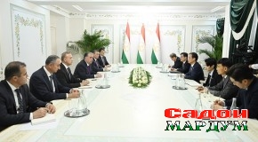 Мулоқоти Пешвои миллат муҳтарам Эмомалӣ Раҳмон бо узви Ассамблеяи миллии Ҷумҳурии Корея Ю Донгсу