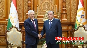 Мулоқот бо Вазири корҳои дохилии Федератсияи Русия Владимир Колоколтсев