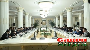 Иштироки Пешвои миллат муҳтарам Эмомалӣ Раҳмон дар Ҷаласаи Шурои миллии рушди назди Президенти Ҷумҳурии Тоҷикистон