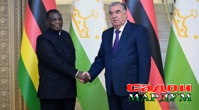 Мулоқоти Пешвои миллат муҳтарам Эмомалӣ Раҳмон бо Муовини якуми Президенти Ҷумҳурии Зимбабве Константино Чивенга