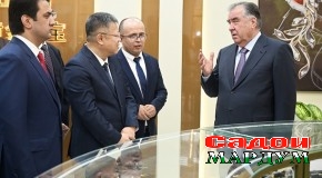 Ифтитоҳи ҶДММ “Ҷавоҳироти заргарии Зарафшон” дар шаҳри Душанбе аз ҷониби Пешвои миллат муҳтарам Эмомалӣ Раҳмон