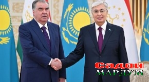 Мулоқоти Пешвои миллат муҳтарам Эмомалӣ Раҳмон бо Президенти Ҷумҳурии Қазоқистон Қосим-Жомарт Токаев