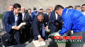 Айнӣ. Барои зарардидагон бунёди манзилҳои нав оғоз ёфт