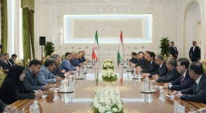 Музокираи ҳайатҳои васеъ бо иштироки Раиси Маҷлиси миллии Маҷлиси Олии Ҷумҳурии Тоҷикистон муҳтарам Рустами Эмомалӣ ва Раиси Маҷлиси Шӯрои исломии Ҷумҳурии Исломии Эрон Муҳаммадбоқир Қолибоф