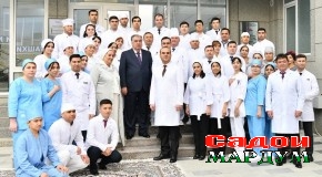 Ифтитоҳи Маркази саломатии «Луқмонӣ Ҳаким» дар шаҳри Хуҷанд