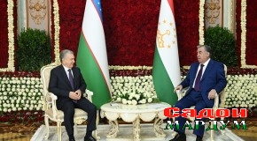 Мулоқот бо Президенти Ҷумҳурии Узбекистон Шавкат Мирзиёев